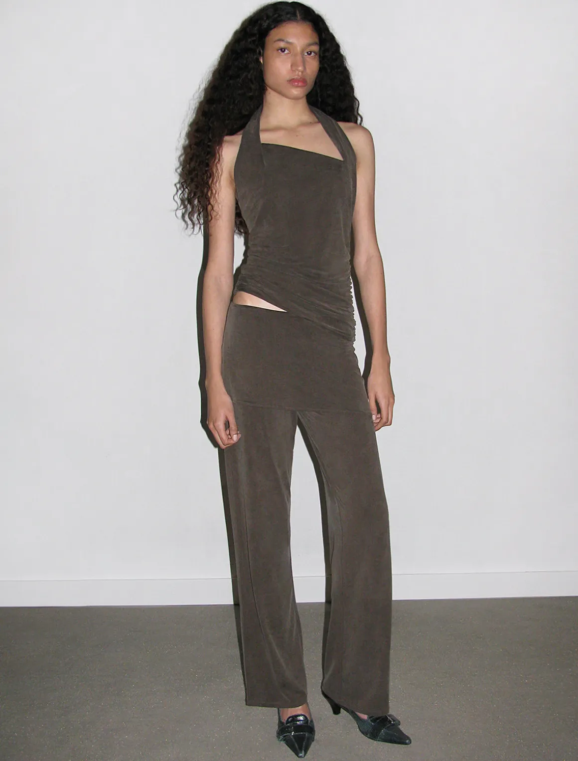 Hot no 1093 / Alexia Cupro|Trousers
