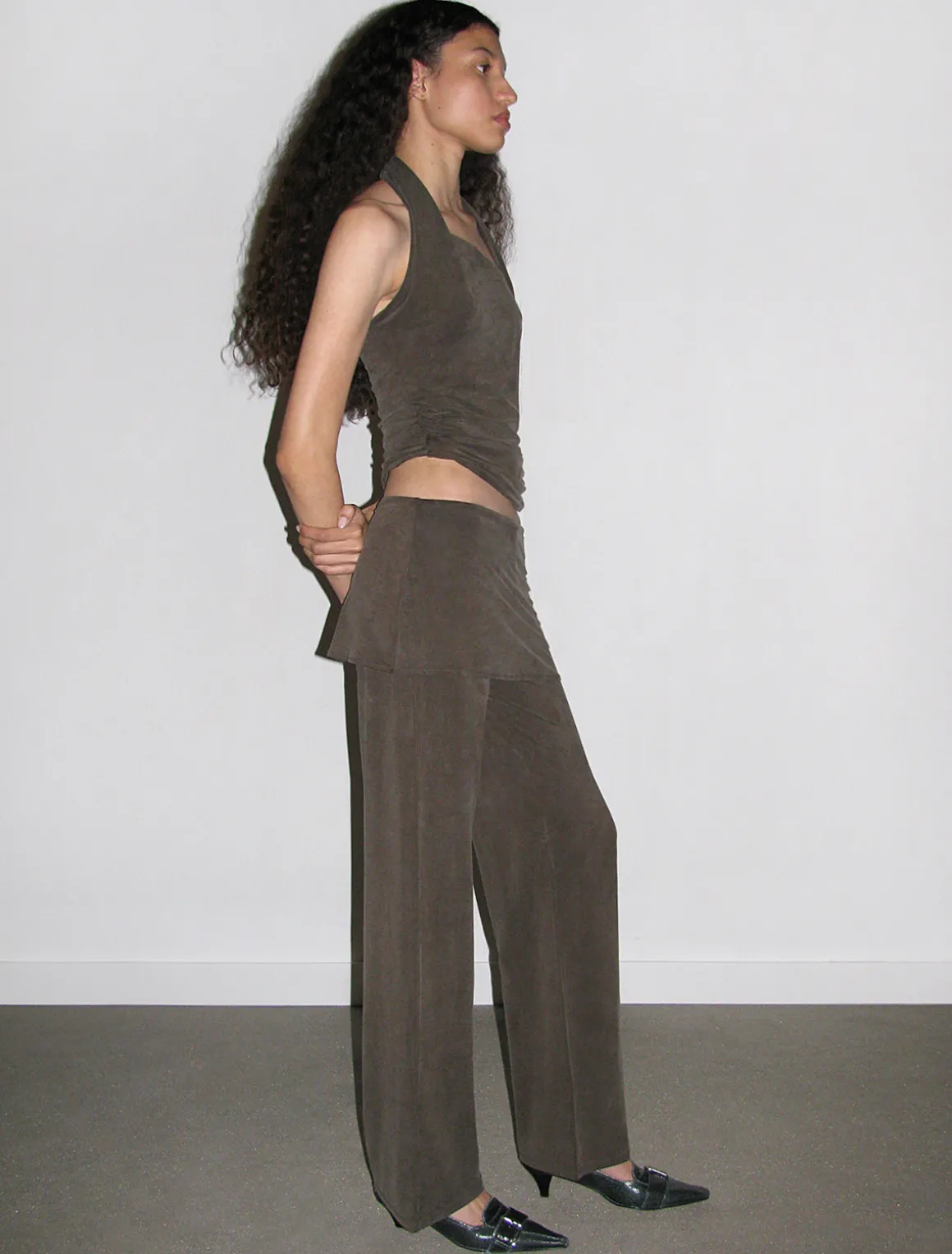 Hot no 1093 / Alexia Cupro|Trousers