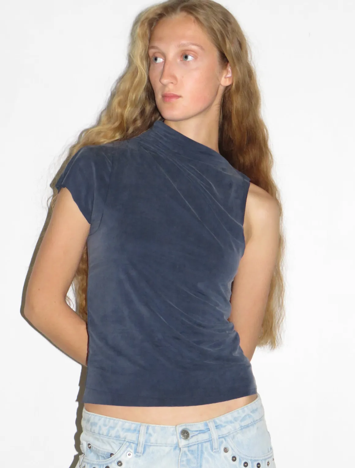 Best Sale no 1095 / Elvira Cupro|Tops