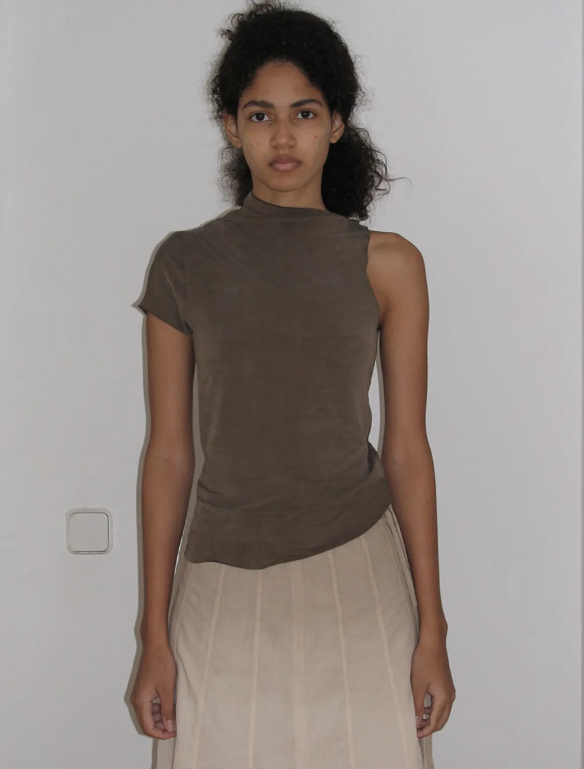 Sale no 1095 / Elvira Cupro|Tops