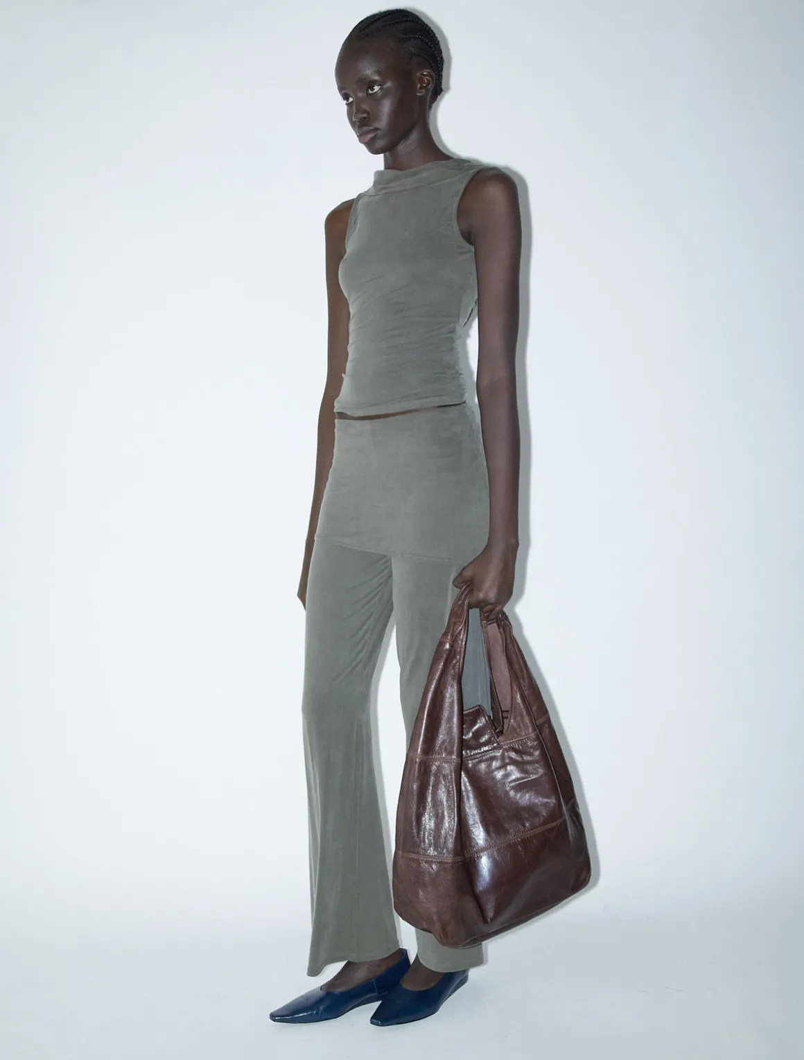 Best Sale no 2126 / Taro Cupro|Tops