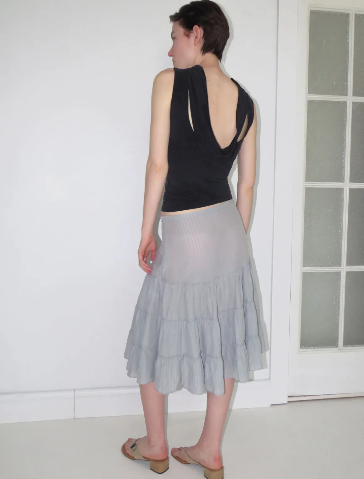 Outlet no 2126 / Taro Cupro|Tops